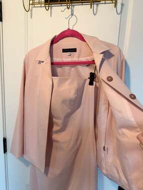 Shin Choi Women's Pale Pink Two-Piece Blazer and Strapless Dress Set